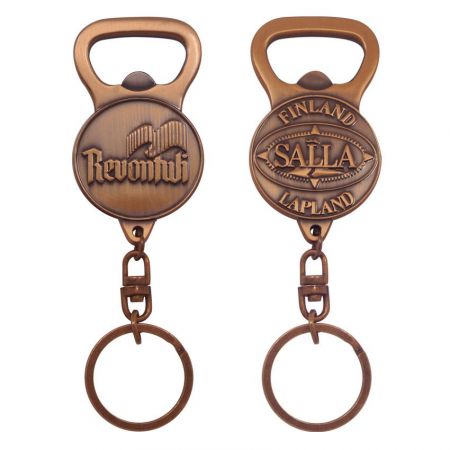 Porte-clés ouvre-bouteille - ouvre-bouteilles d'art en métal